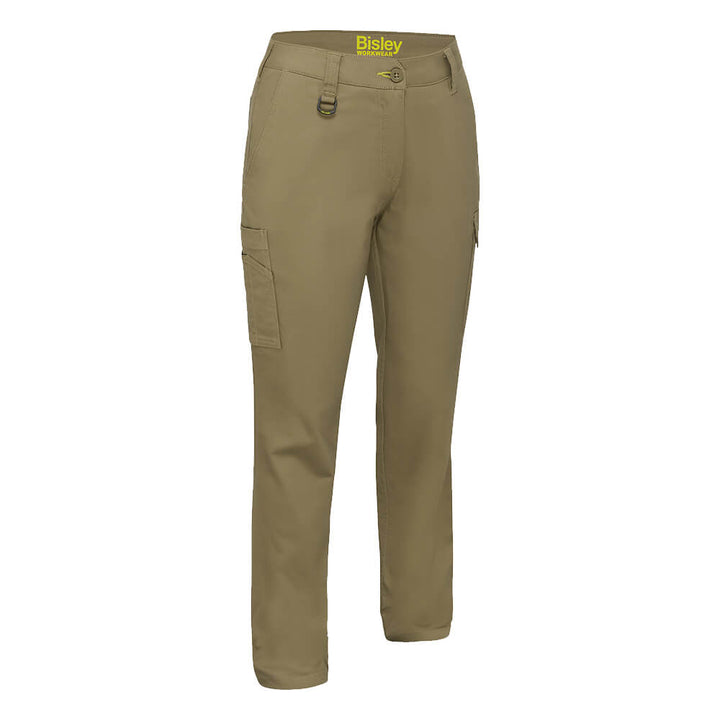 Bisley BPLC6008 Womens Stretch Cotton Cargo Pants Navy