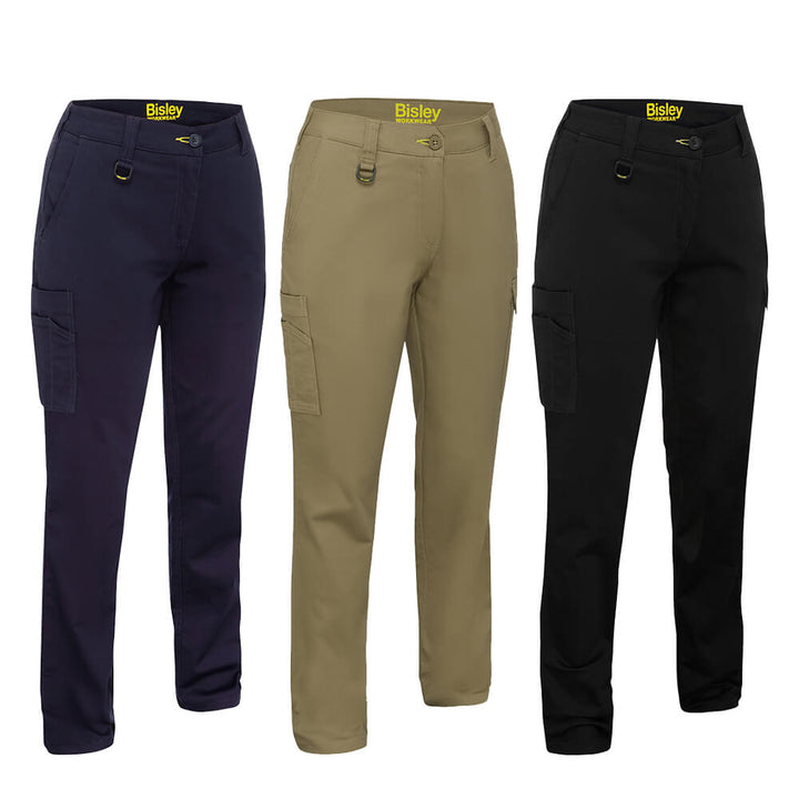 Bisley BPLC6008 Ladies Stretch Cotton Cargo Pants