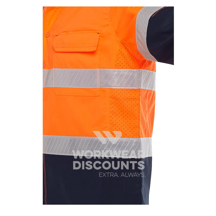Bisley BS6491T Orange Navy Left Side