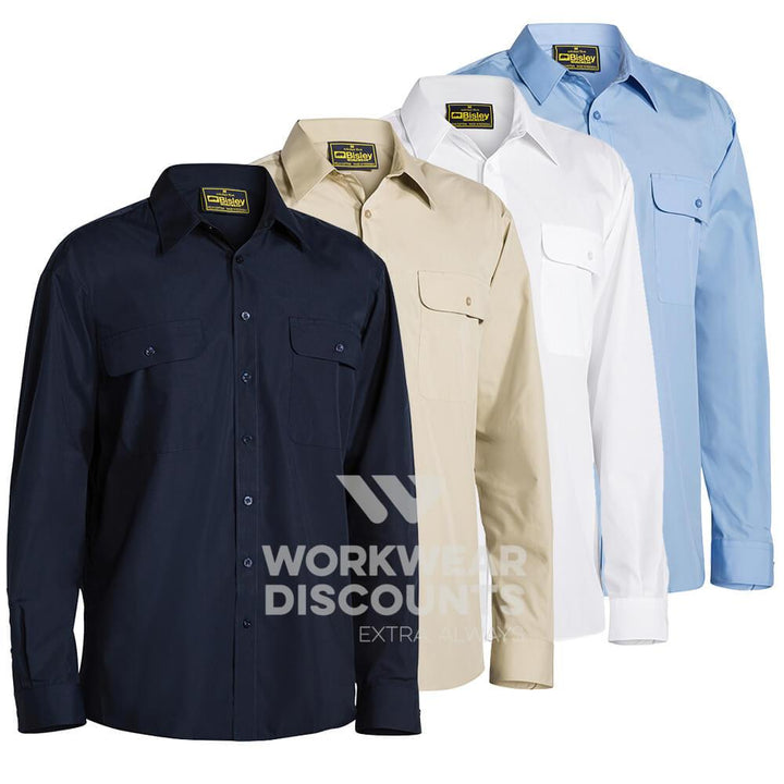 Bisley BS6526 Permanent Press Shirt Long Sleeve