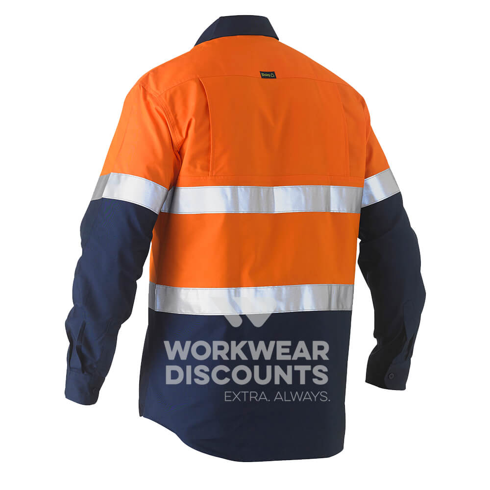 Bisley BS6996T Orange Navy Back