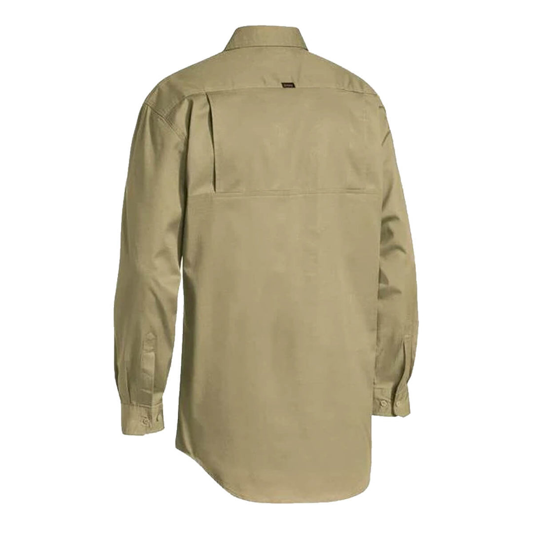 Bisley BSC6820 Lightweight Closed Front Shirt Long Sleeve Royal