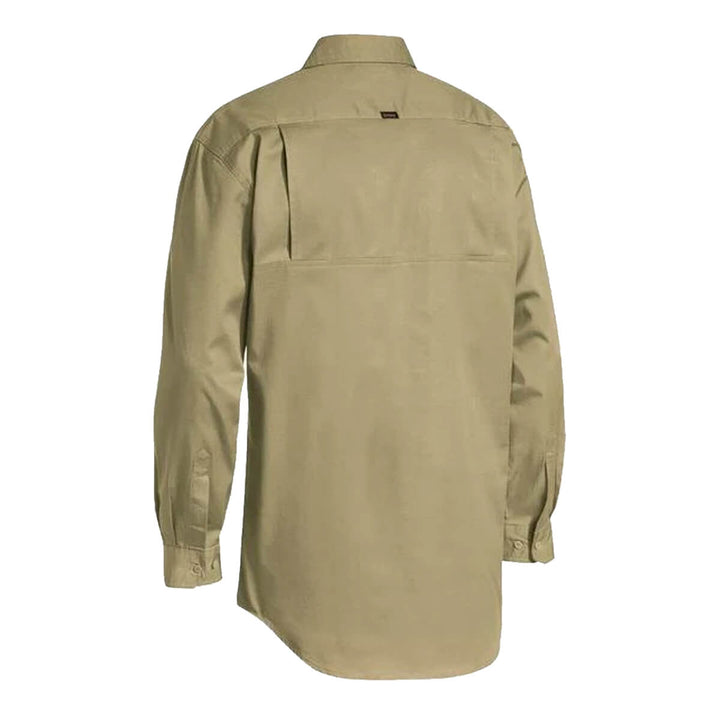 Bisley BSC6820 Lightweight Closed Front Shirt Long Sleeve Royal
