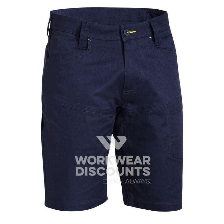 Bisley BSH1474 Airflow Ripstop Vented Work Shorts Navy Front
