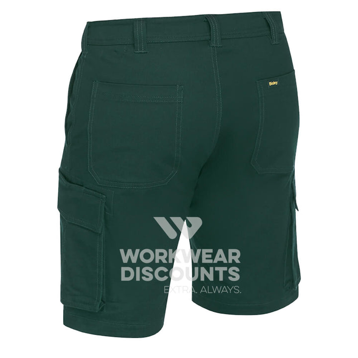 Bisley BSHC1008 Mens Stretch Cotton Cargo Short Bottle Back