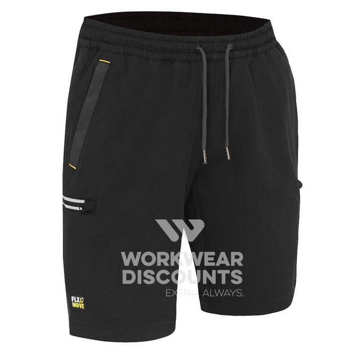 Bisley BSHC1333 Flex & Move 4 Way Stretch Elastic Waist Cargo Short Navy