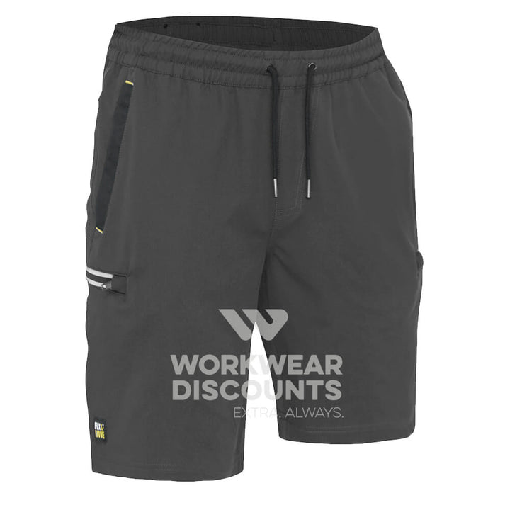 Bisley BSHC1333 Flex & Move 4 Way Stretch Elastic Waist Cargo Short Navy