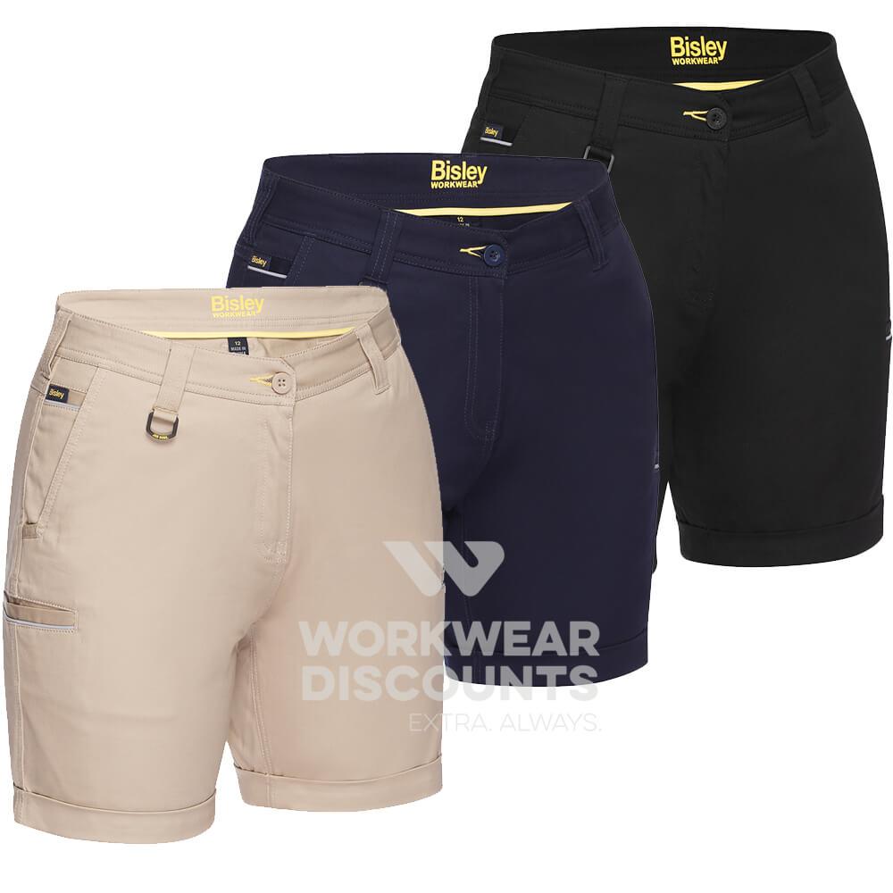 Bisley BSHL1015 Womens Stretch Cotton Short