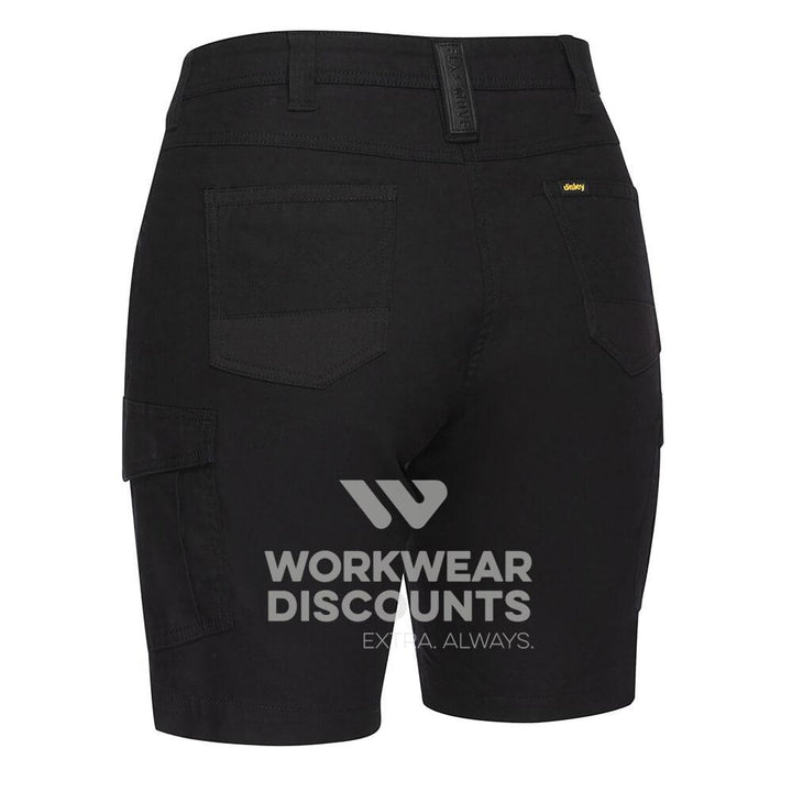 Bisley BSHL1044 Womens Flex & Move Cargo Short Black Back
