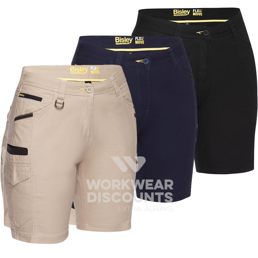 Bisley BSHL1044 Womens Flex & Move Cargo Short