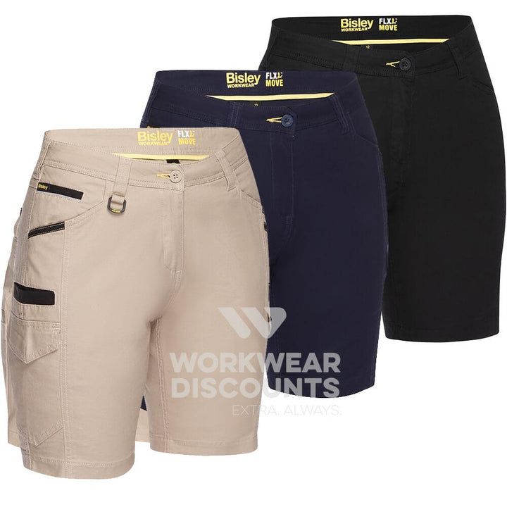 Bisley BSHL1044 Womens Flex & Move Cargo Short