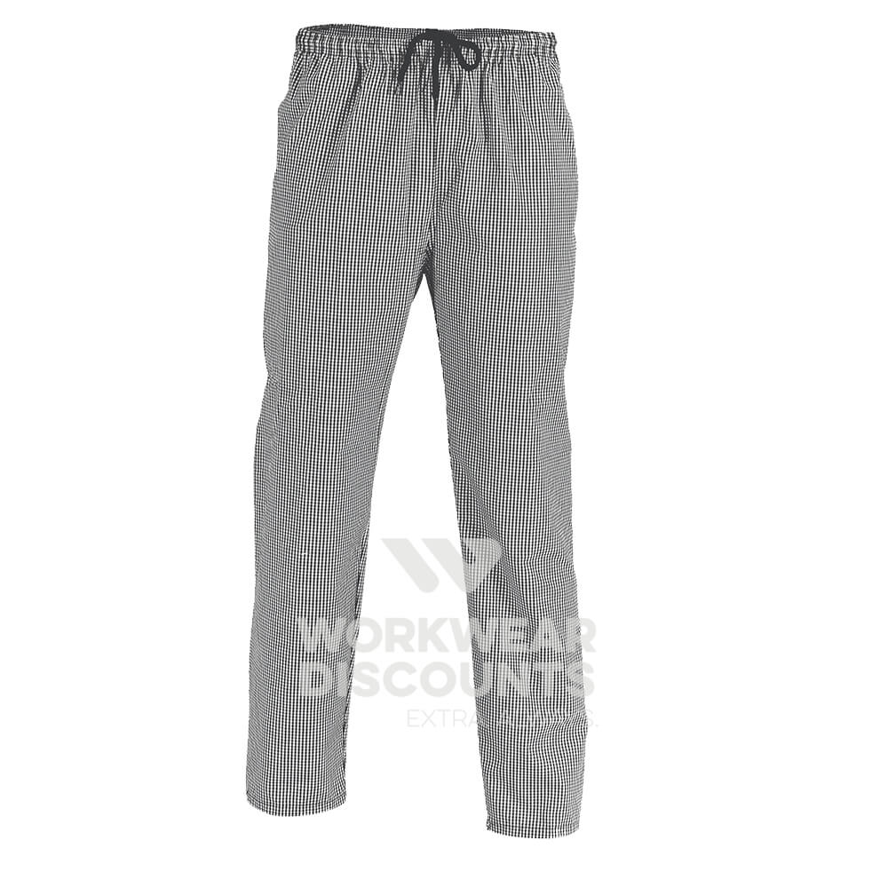 DNC 1501 Chef's Pants Checked