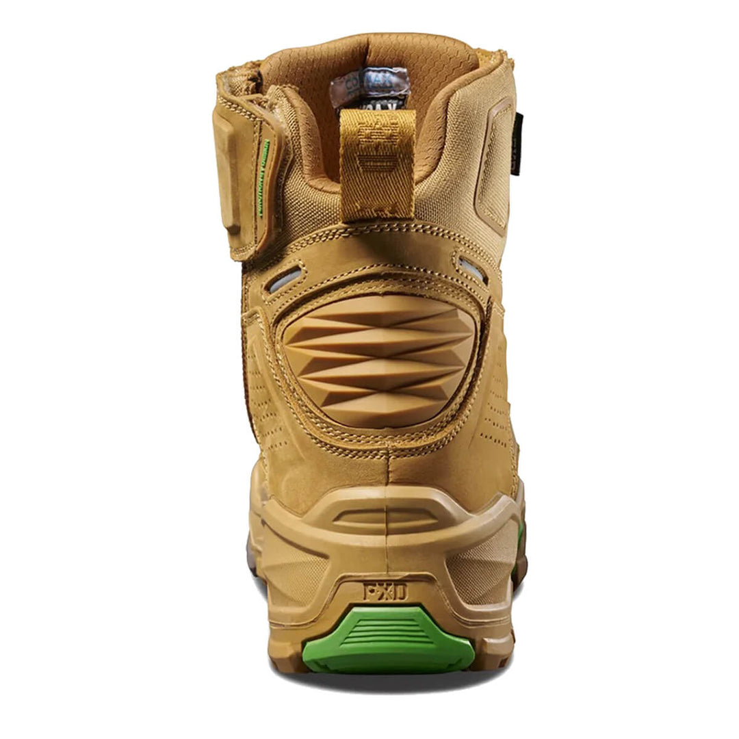 FXD Dura X-1 6" Lace + Zip Composite Toe Pen Resistant Leather Boots Wheat