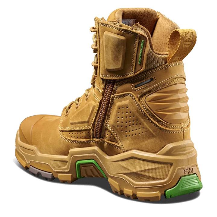 FXD Dura X-1 6" Lace + Zip Composite Toe Pen Resistant Leather Boots Wheat