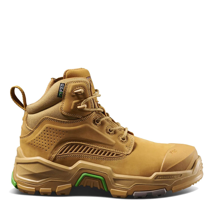 FXD Dura X-2 5" Lace + Zip Composite Toe Pen Resistant Nubuck Boots Wheat