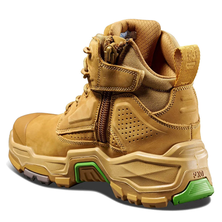 FXD Dura X-2 5" Lace + Zip Composite Toe Pen Resistant Nubuck Boots Wheat