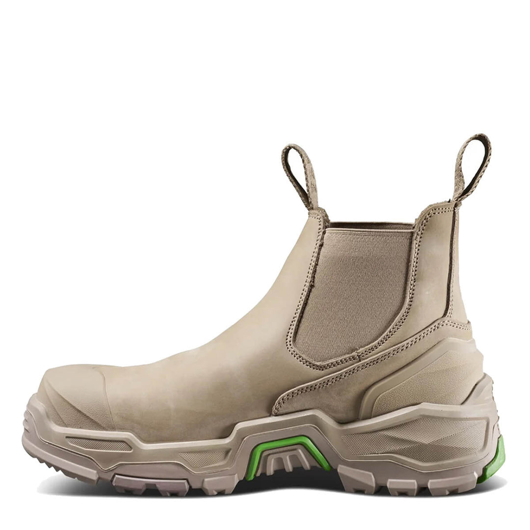 FXD Dura X-3 Slip On Elastic Side Composite Toe Pen Resistant Nubuck Boots Stone