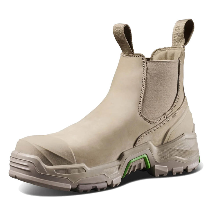 FXD Dura X-3 Slip On Elastic Side Composite Toe Pen Resistant Nubuck Boots Stone