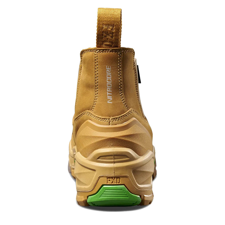 FXD Dura X-3 Slip On Elastic Side Composite Toe Pen Resistant Nubuck Boots Wheat