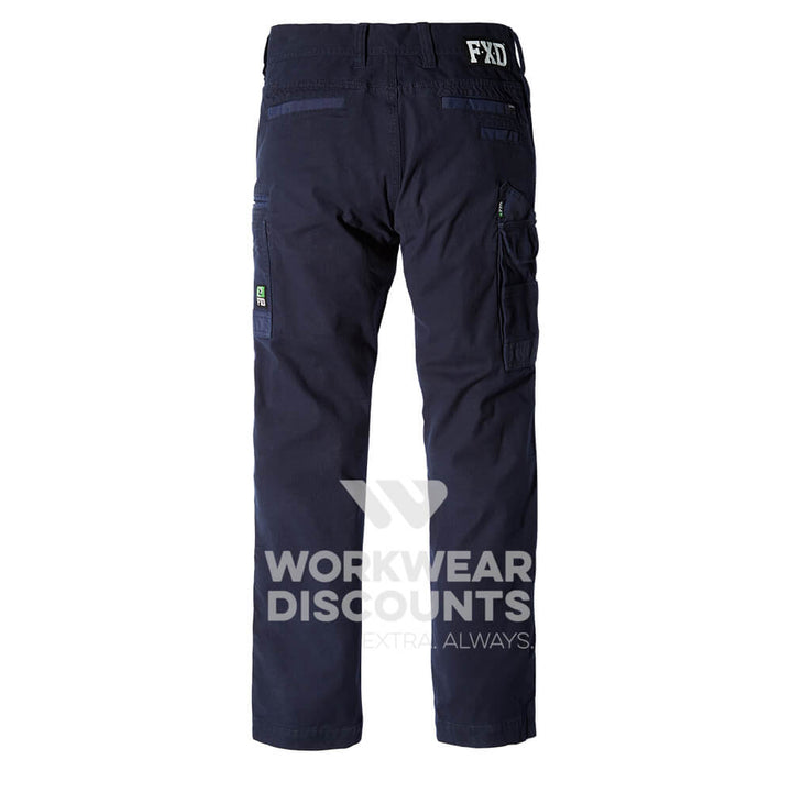 FXD WP3W 360 Ladies Stretch Cotton Work Pants Navy Back