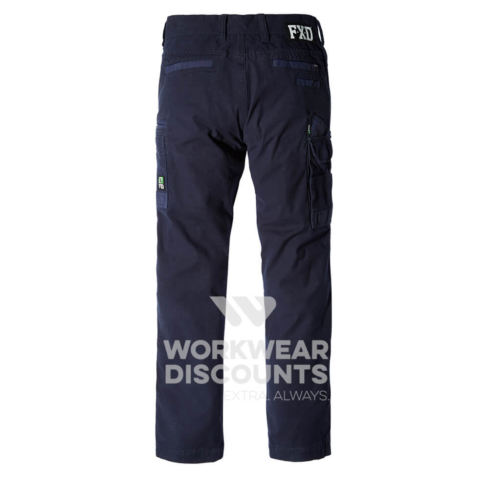 FXD WP3W 360 Ladies Stretch Cotton Work Pants Navy Back