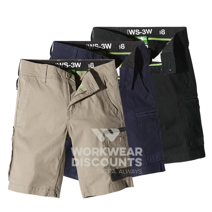 FXD WS3W Ladies Stretch Cotton Cargo Shorts