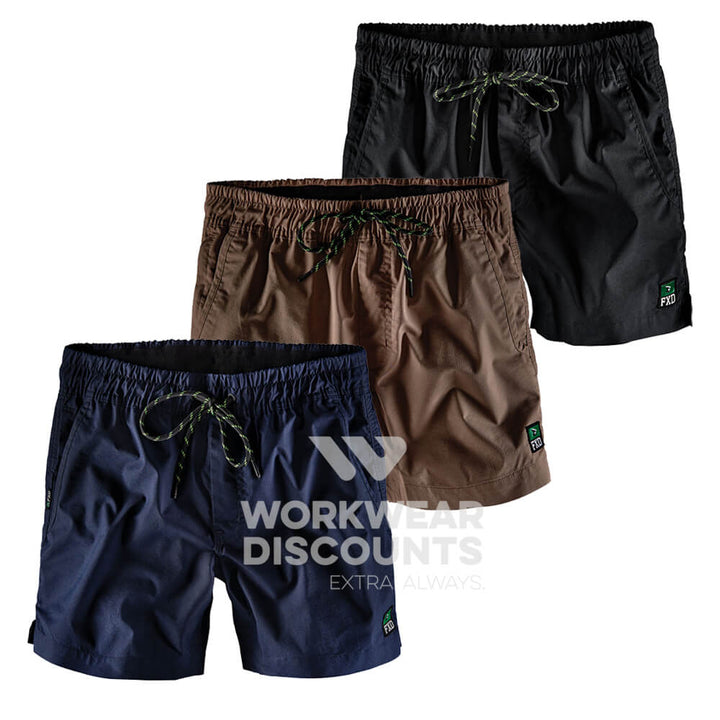 FXD WS4 Elastic Waist Stretch Ripstop Shorts