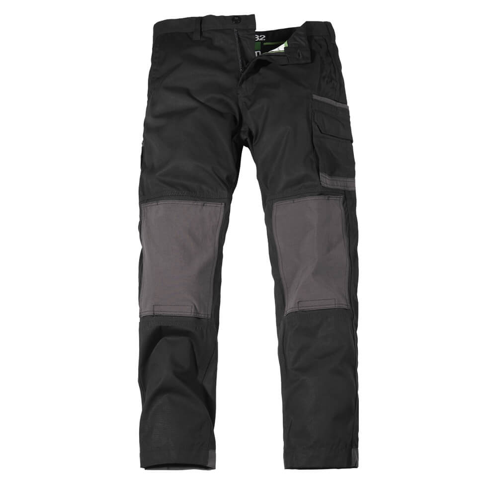 FXD WP1 Premium Cotton Work Pants Black Front