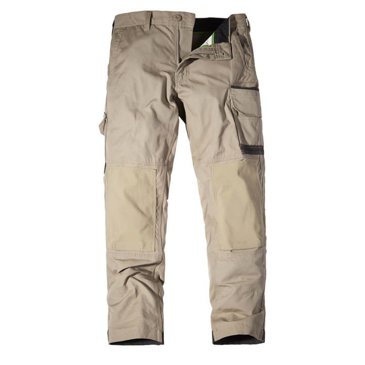 FXD WP1 Premium Cotton Work Pants Khaki Front