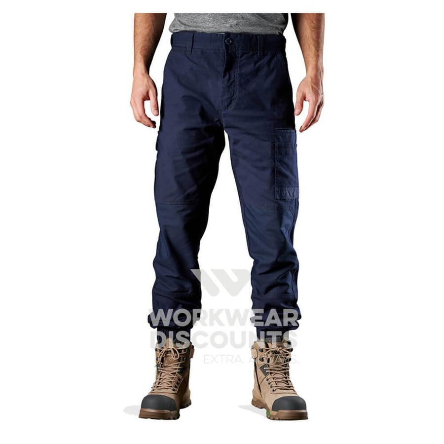 FXD WP4 360 Stretch Cuff Cotton Work Pants Navy Front