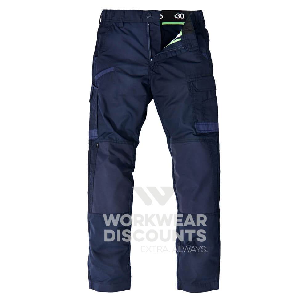 FXD WP5 Lightweight Coolmax Quick Drying Work Pant Navy Front