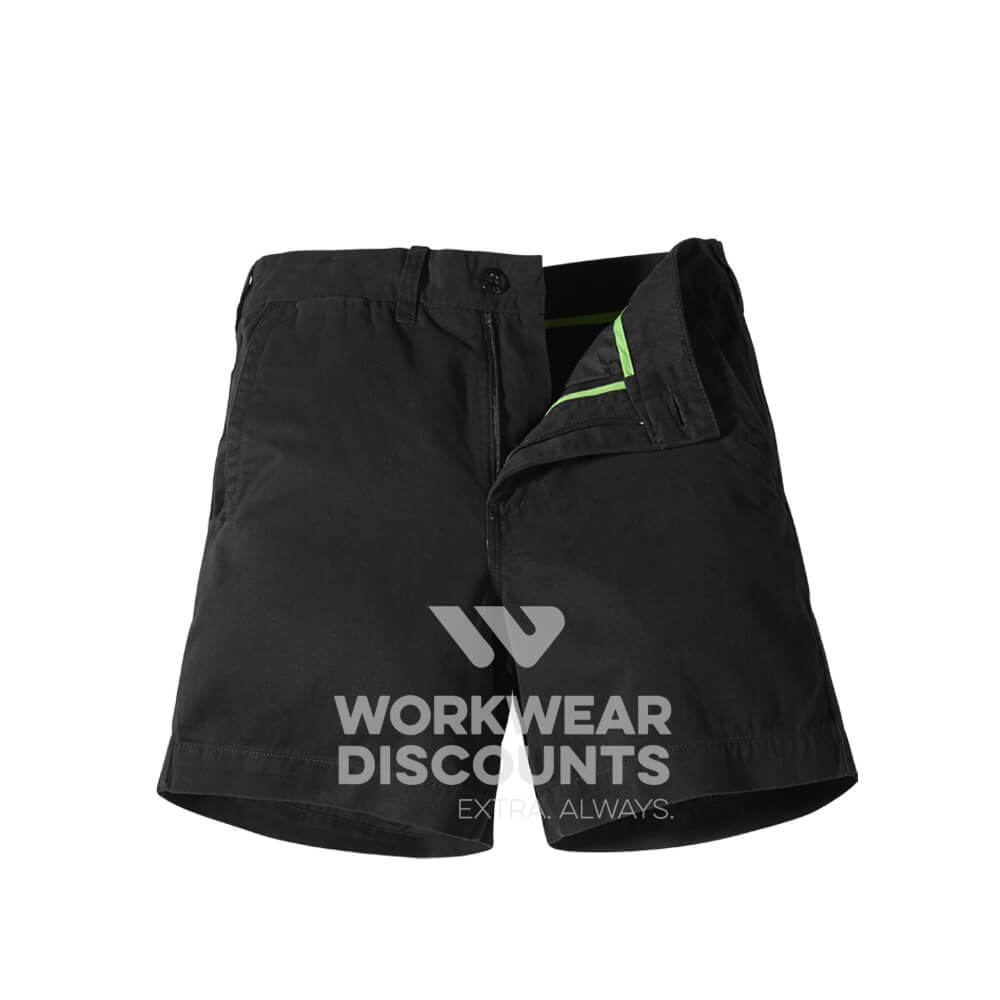 FXD WS2 Cotton Twill Short Shorts Black Front
