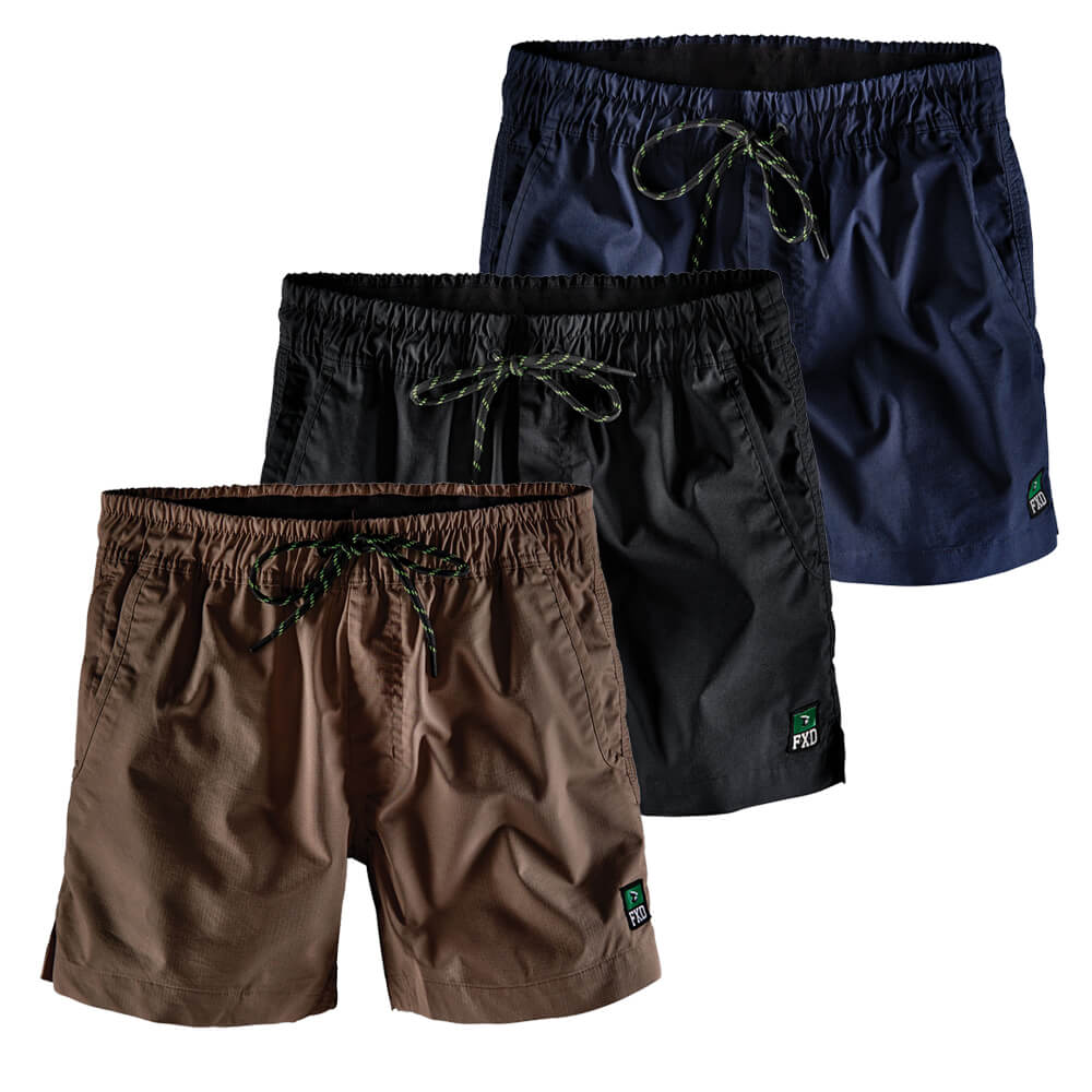 FXD WS4 Elastic Waist Stretch Ripstop Shorts