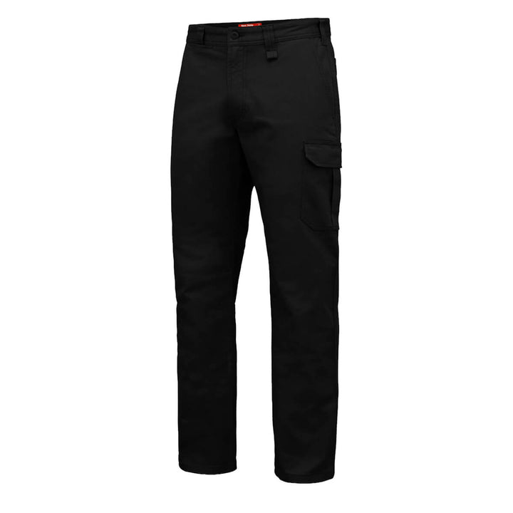 Hard Yakka Y02597 Core Relaxed Fit Stretch Cargo Work Pant Black Front