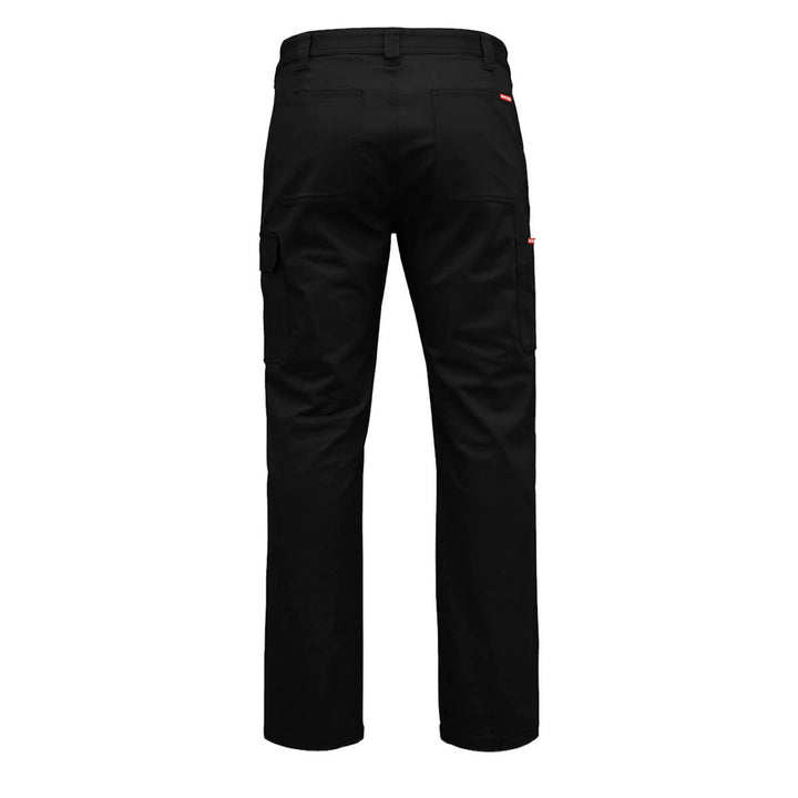 Hard Yakka Y02597 Core Relaxed Fit Stretch Cargo Work Pant Black Back