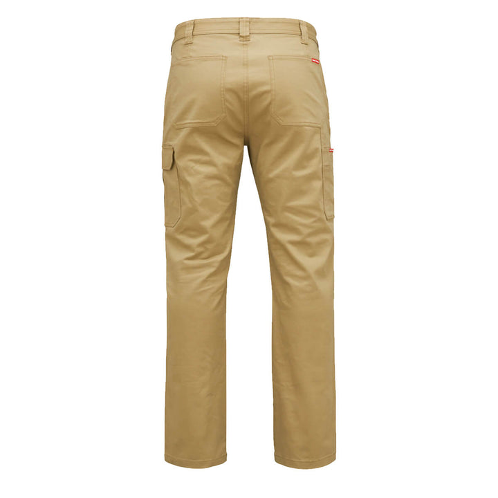 Hard Yakka Y02597 Core Relaxed Fit Stretch Cargo Work Pant Khaki Back
