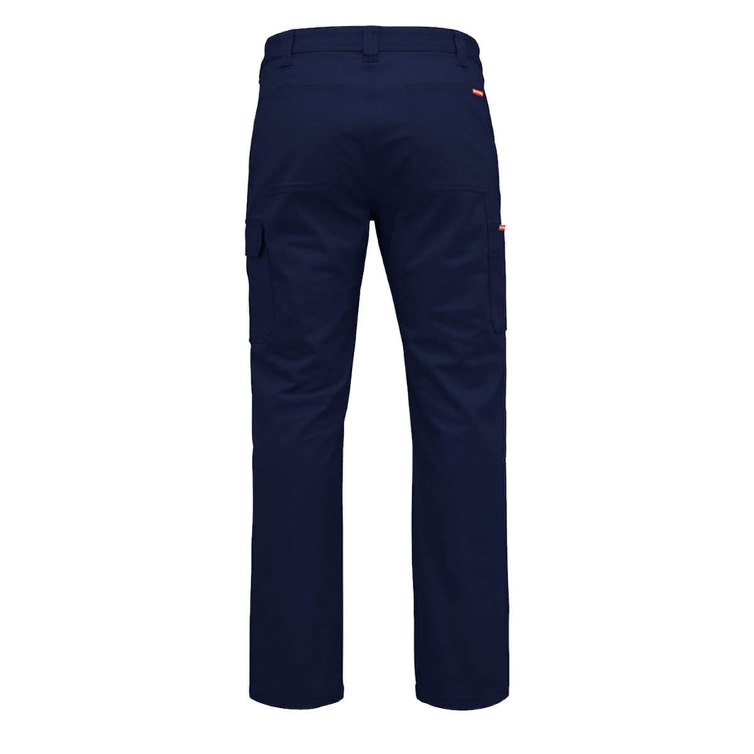 Hard Yakka Y02597 Core Relaxed Fit Stretch Cargo Work Pant Navy Back