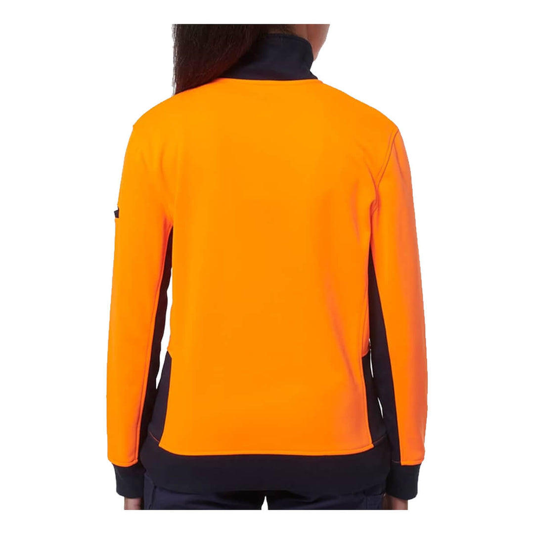 King Gee K45008 Women's Spliced 1/4 Zip Fleece