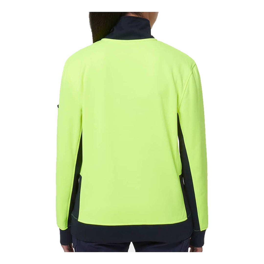 King Gee K45008 Women's Spliced 1/4 Zip Fleece