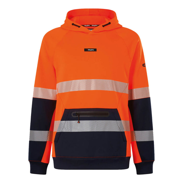 King Gee K55013 Originals Hi Vis Reflective Water Repellant Hoodie