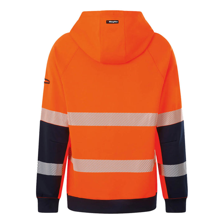King Gee K55013 Originals Hi Vis Reflective Water Repellant Hoodie
