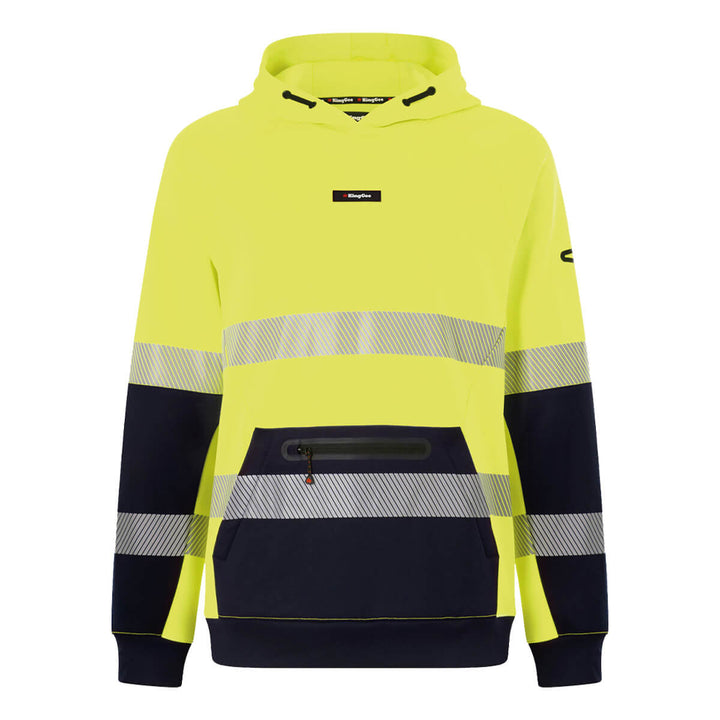 King Gee K55013 Originals Hi Vis Reflective Water Repellant Hoodie