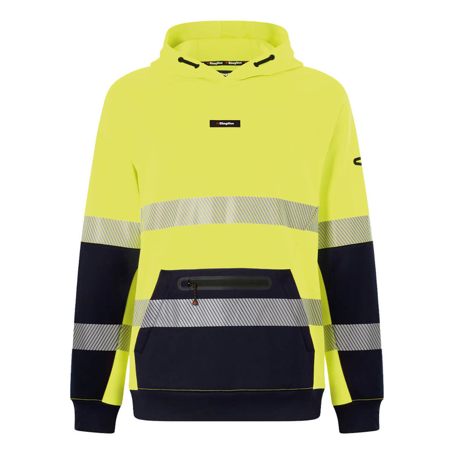 King Gee K55013 Originals Hi Vis Reflective Water Repellant Hoodie