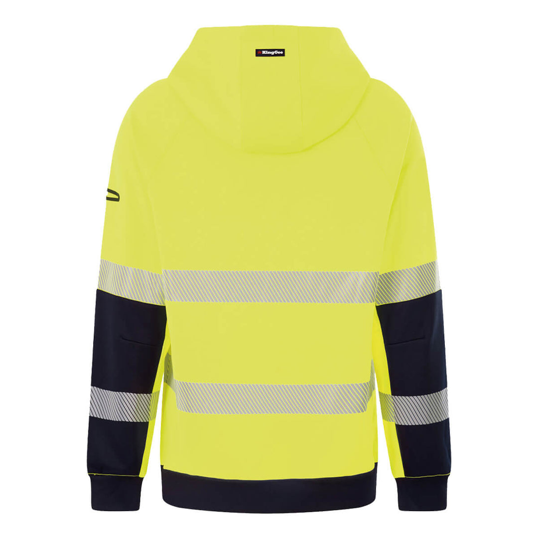 King Gee K55013 Originals Hi Vis Reflective Water Repellant Hoodie