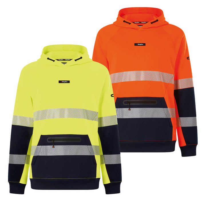 King Gee K55013 Originals Hi Vis Reflective Water Repellant Hoodie