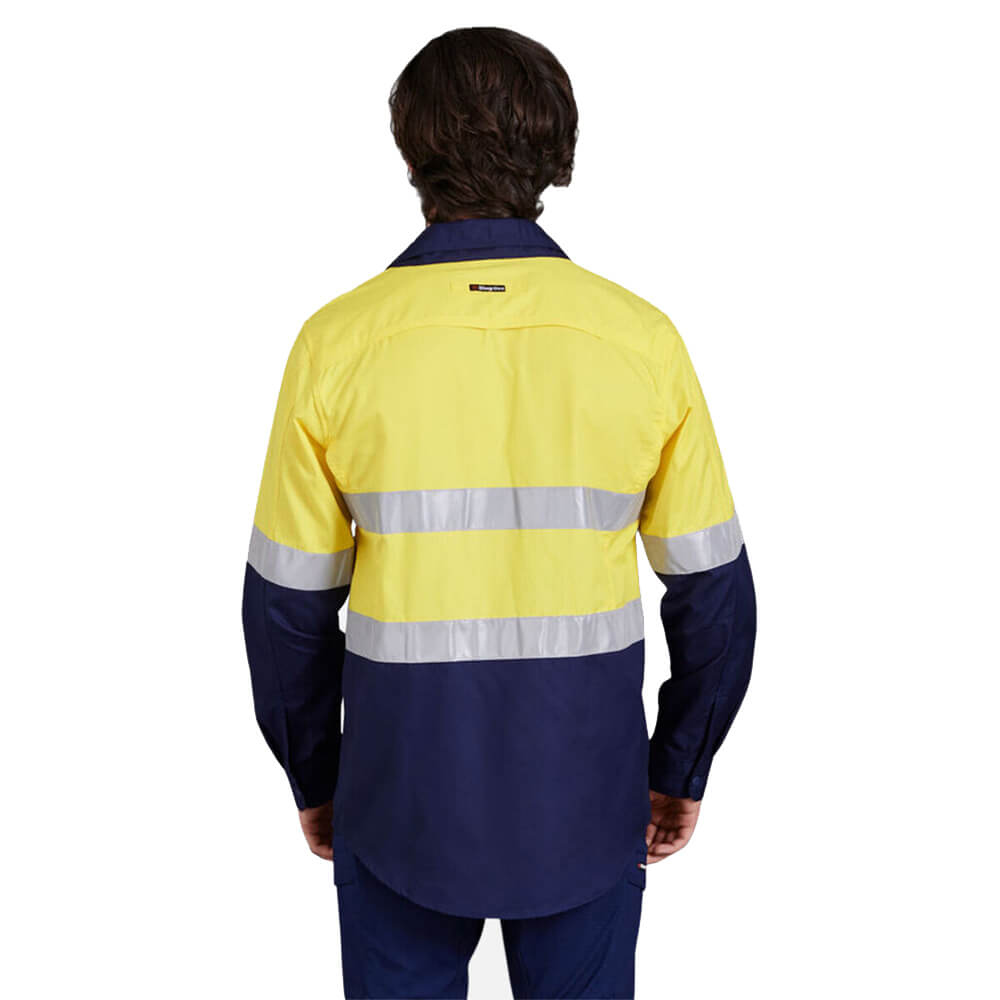 KingGee K54880 Yellow_Navy View 4
