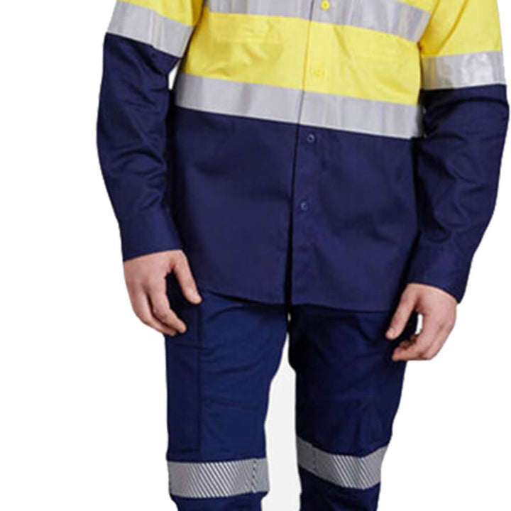 KingGee K54880 Yellow_Navy View 6