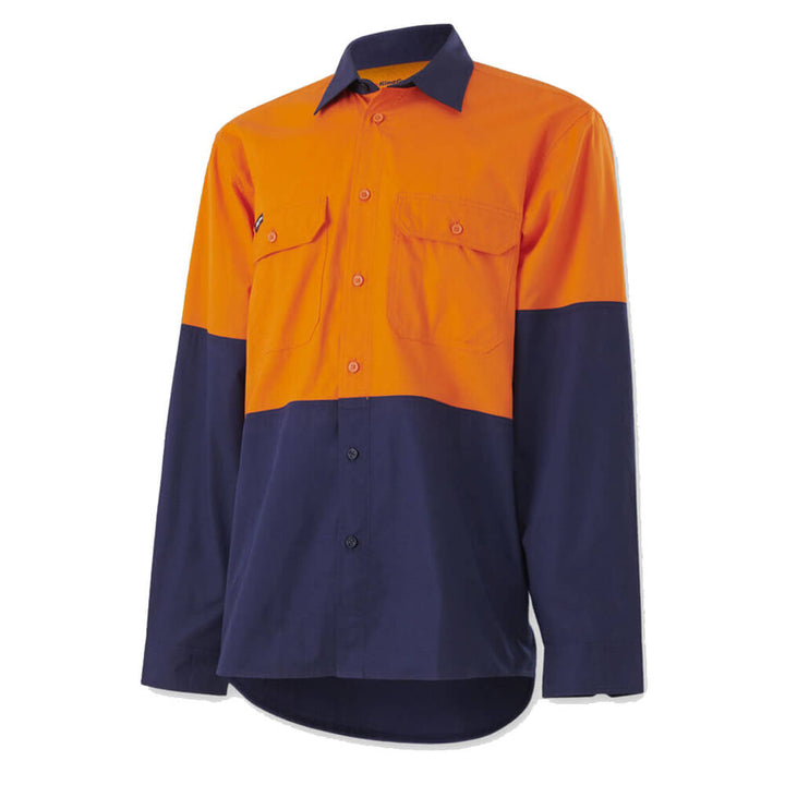 KingGee K54912 Orange_Navy Front