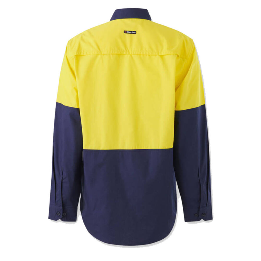 KingGee K54912 Yellow_Navy Back