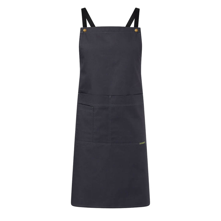 ChefsCraft CA031 Full Bib Apron With Pockets Charcoal